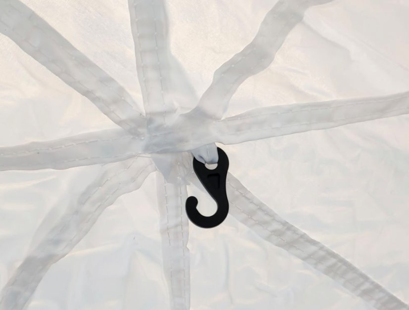 Pavilónový stan na záhradný piknik 3,5 x 3,5 m sivý