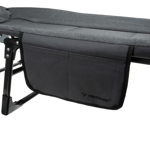 Skladacia cestovná posteľ s matracom a pevným rámom