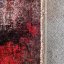 Tappeto moderno per il soggiorno rosso-nero - URBAN ART