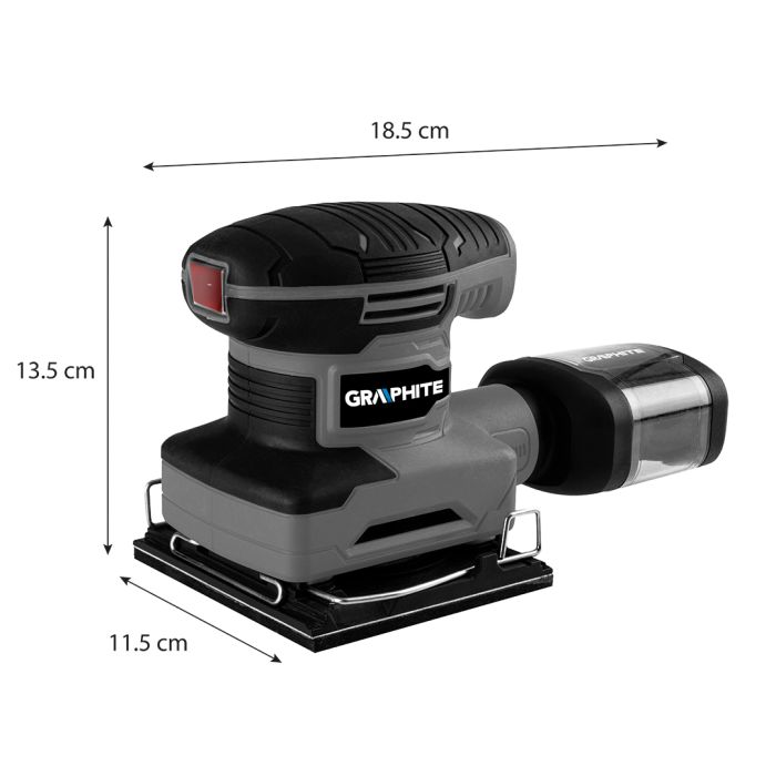 Vibrační bruska s příkonem 240 W 59G322 GRAPHITE