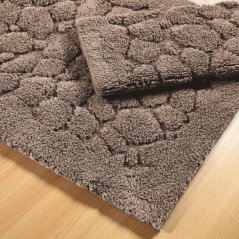 Bavlnené kúpeľňové predložky set 2 ks Boston 10 - hnedé