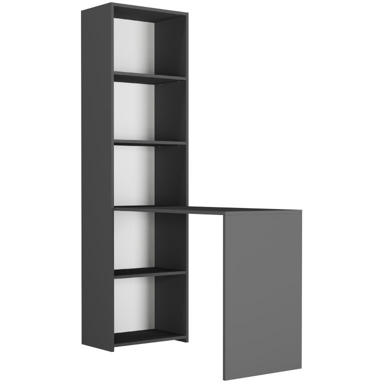 Íróasztal polccal MODERN B-50S - 120 x 50 x 180 cm - különböző színű változatokban