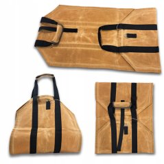 Sacco pieghevole per legna - capacità 20 kg