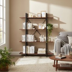 Loft Metallregal - 4 Fachböden