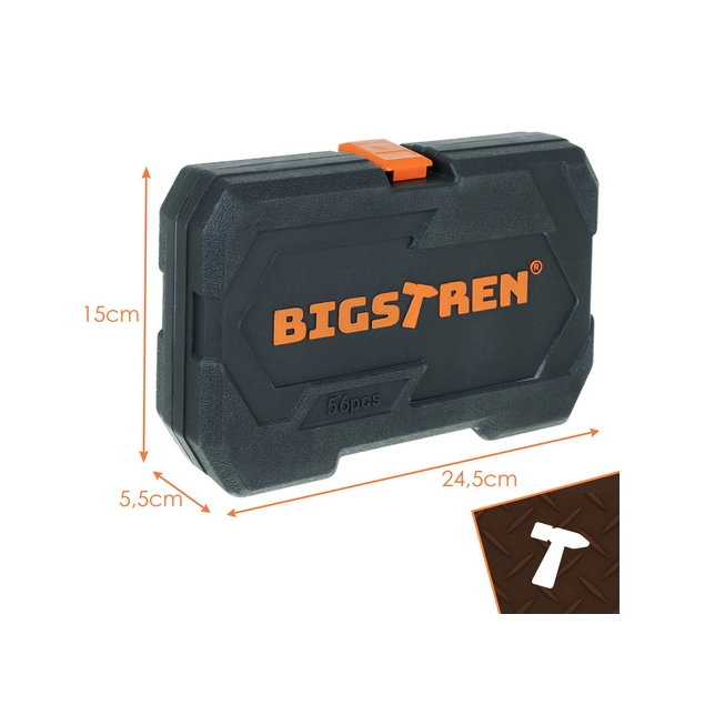 Bigstren 56 darabos szerszámkészlet