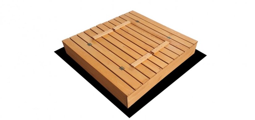 Zelené detské uzatvárateľné pieskovisko so strieškou 120 x 120 cm