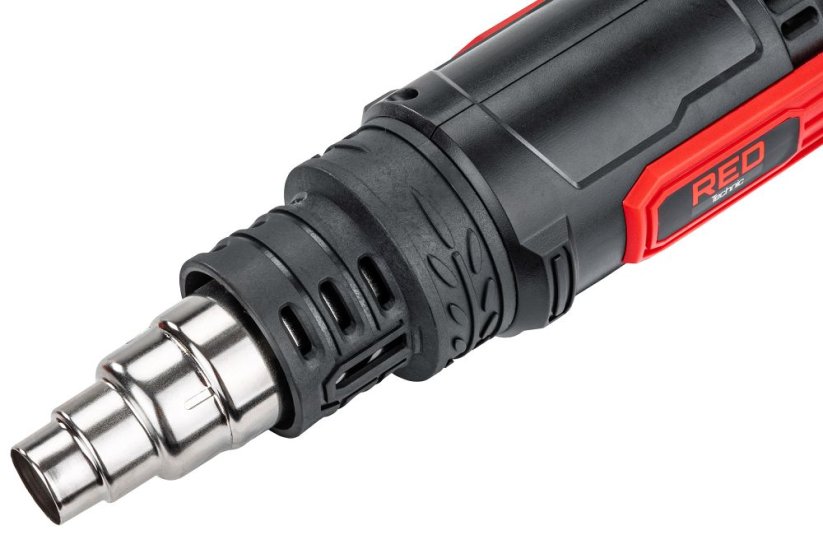 Elektrická teplovzdušná pištoľ RTOP0138 s nastaviteľnou teplotou a príslušenstvom
