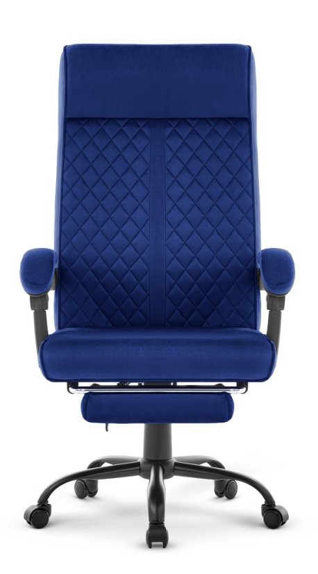 Scaun de birou ergonomic HC-1030, cu șezut cu arc și o capacitate de încărcare de 120 kg – albastru