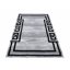 Stílusos szürke szőnyeg fekete mintával - Méret: Szélesség: 80 cm | Hossz: 150 cm