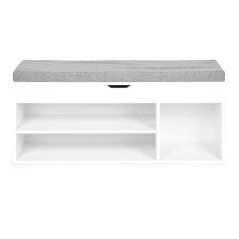 Dulap modern pentru pantofi cu scaun confortabil și 3 rafturi
