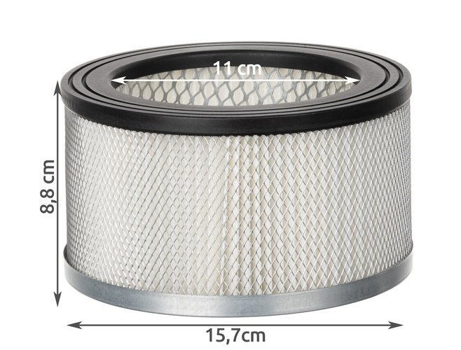 Odolný HEPA filter pre vysávač popola 15,7 x 8,8 cm
