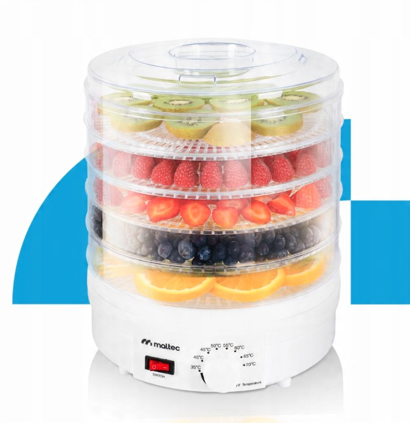 Sušička potravín s 5 sitami MalTec DryMaster II 500W