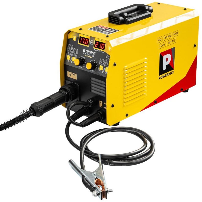 Invertorová zváračka 210 A - MIG/MAG, FLUX, MMA, TIG LIFT