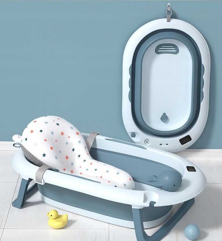 Összecsukható babakád VAIANA PREMIUM párnával - több színben