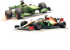 Zimmerdekoration für F1-Fan - Formel Wandaufkleber