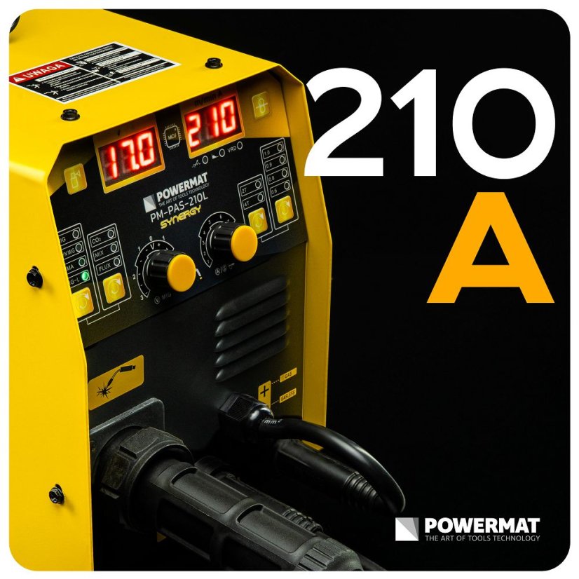 Invertorová svářečka 210 A - MIG/MAG, FLUX, MMA, TIG LIFT