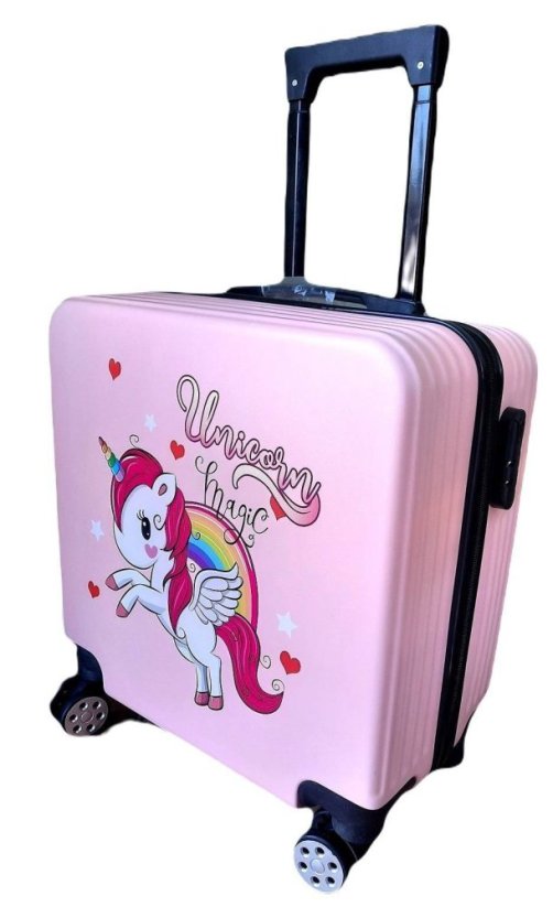Детски куфар за пътуване с еднорог 42 л