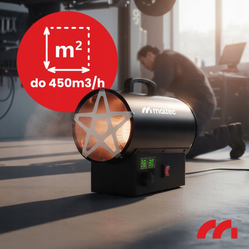 Gas-Heizgerät MalTec GAS-2500T 25 kW