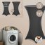 Tovaglia elastica per tavolo da bar - antracite - Misure: priemer 70 cm