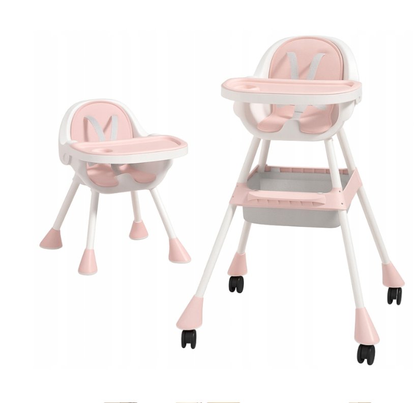 Praktická detská stolička na kŕmenie 3v1