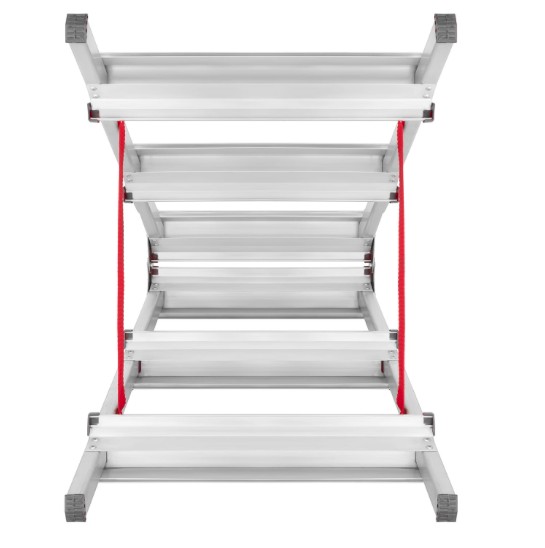 Obojstranný hliníkový rebrík päťstupňový