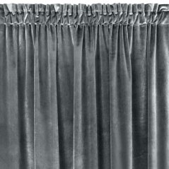 Jednofarebné zamatové závesy s riasiacou páskou