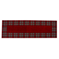 Bordový vianočný obrus s rozmermi 40x130 cm