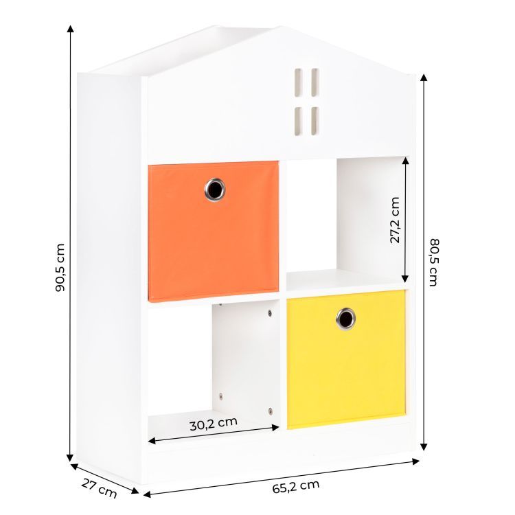 Kinderschrank, Spielzeugorganisator - Haus