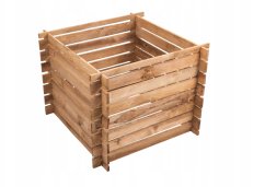 Compostiera in legno da giardino 640L