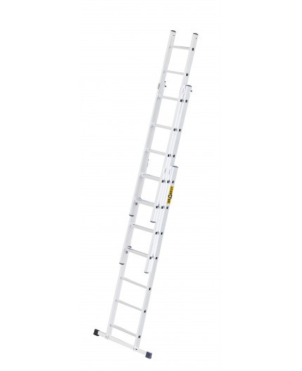 Multifunkčný hliníkový rebrík, 3 x 7 priečok a nosnosť 150 kg