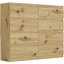 Komoda s 8 šuflíkmi R-120-S8 - rôzne farebné prevedenia