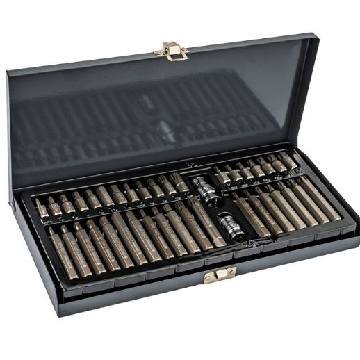 Комплект битове 40 бр. с адаптери - битове за ударни гайковерти PM-ZB-40T