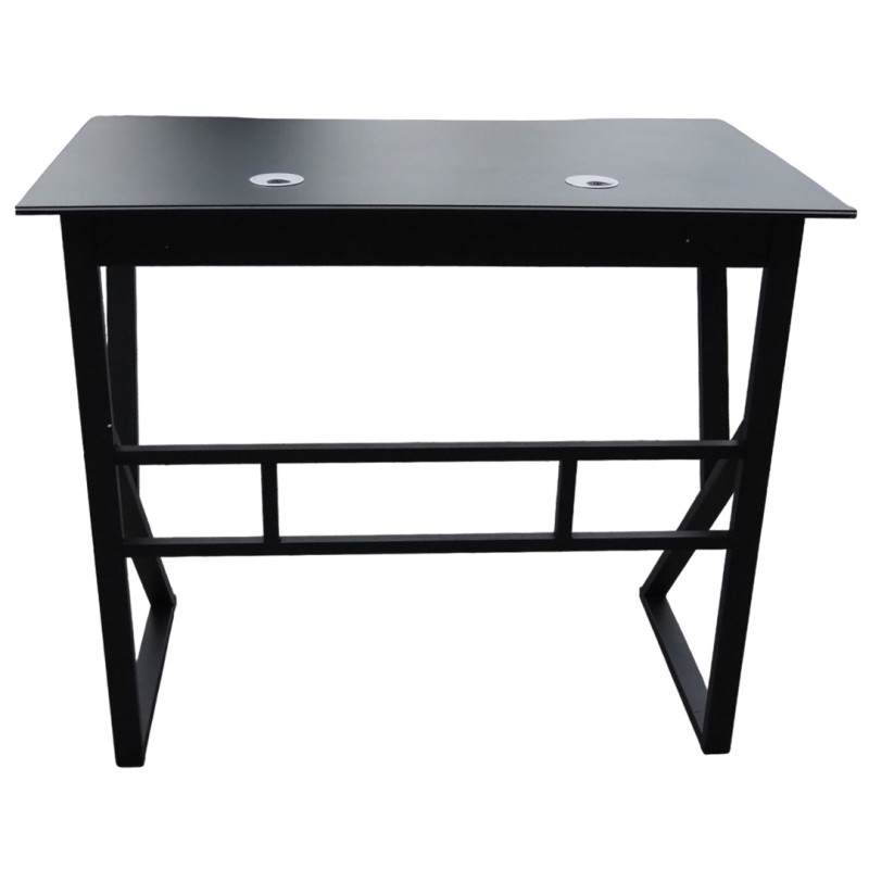 Počítačový stôl v čiernej farbe