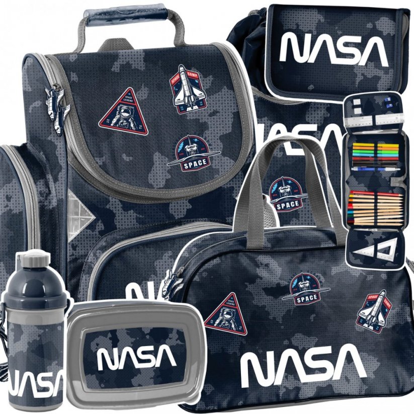 NASA hat részes iskolatáska