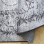 Grauer Teppich mit orientalischem Muster - Die Größe des Teppichs: Breite: 120 cm | Länge: 180 cm