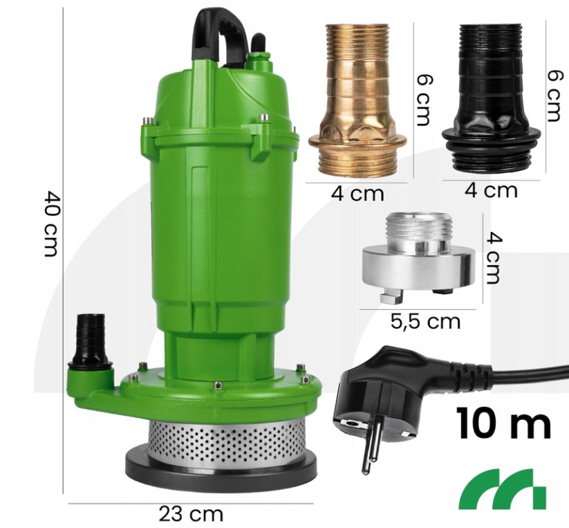 Ponorné čerpadlo na znečistenú vodu MalTec MasterPump550W Sito