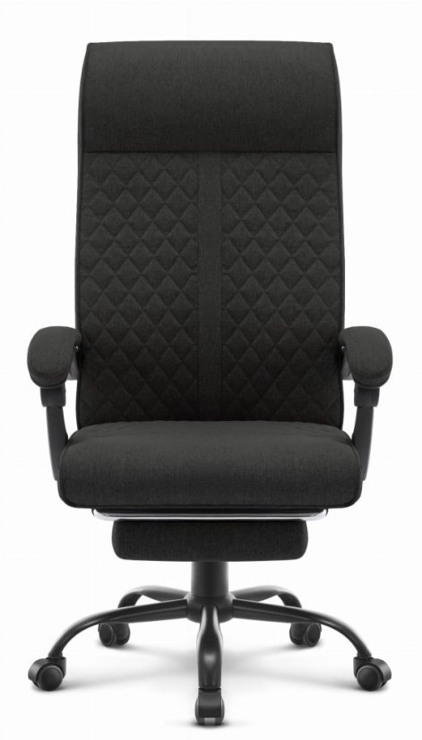 Scaun de birou ergonomic HC-1030, cu șezut cu arc și o capacitate de încărcare de 120 kg – negru