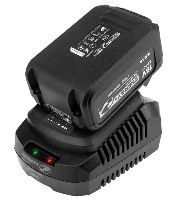 Nabíječka baterií ENERGY+ 58G002-1 GRAPHITE