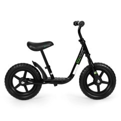 Детски велосипед за баланс с платформа - черен