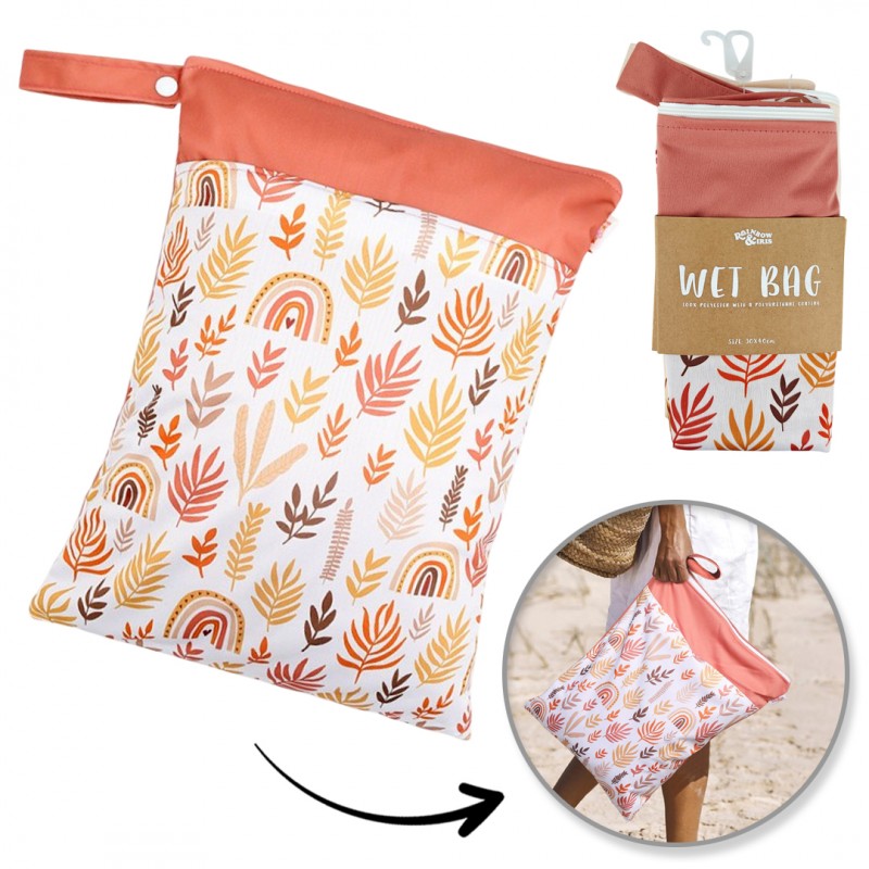 Nepremokavá taška do kočíka a škôlky 30x40 cm – vzor líška