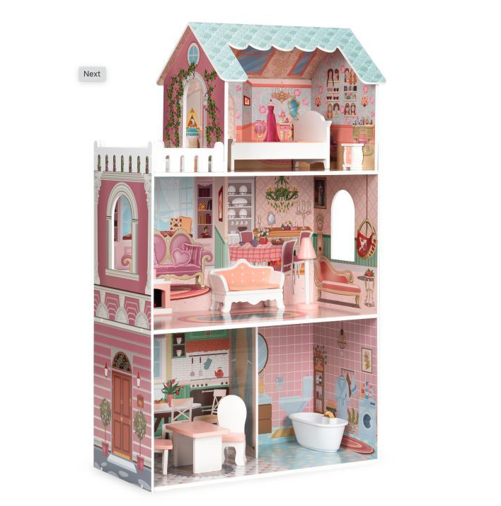 Casa mare de păpuși Barbie cu set de mobilier