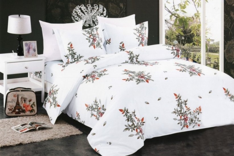 Eleganté posteľné obliečky s motívom halúzok