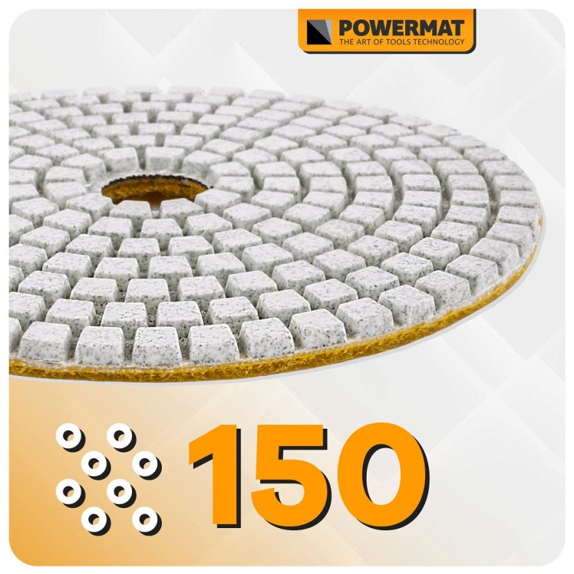 Diamantový brúsny a leštiaci kotúč 100 mm