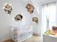 Adesivo da parete per bambini con adorabile gattino - Misure: 80 x 160 cm