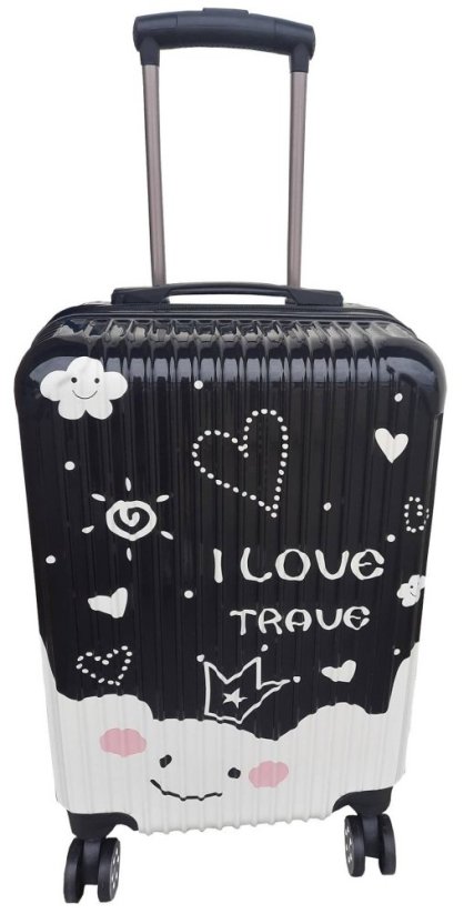 Detský cestovný kufor I love travel 45 l