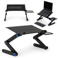 Állítható laptop állvány egérpaddal