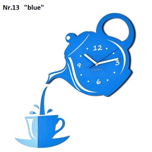 Nástenné hodiny do kuchyne s tichým chodom