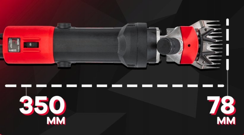 Strihací strojček na ovce a dobytok s výkonným motorom 600W
