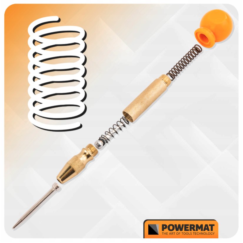 Автоматичен пружинен кернер за метал, дърво и пластмаса – 131 мм