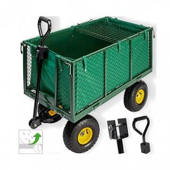 Praktický sklápací záhradný vozík 3v1 na nafukovacích kolesách